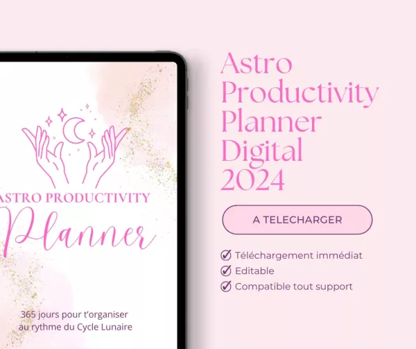 Astro Productivity Planner 2024 Digital