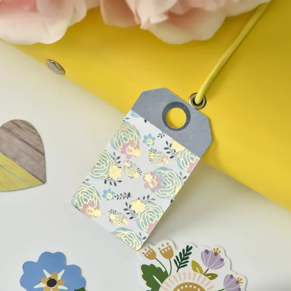 Image Die Cut Happy Flowers