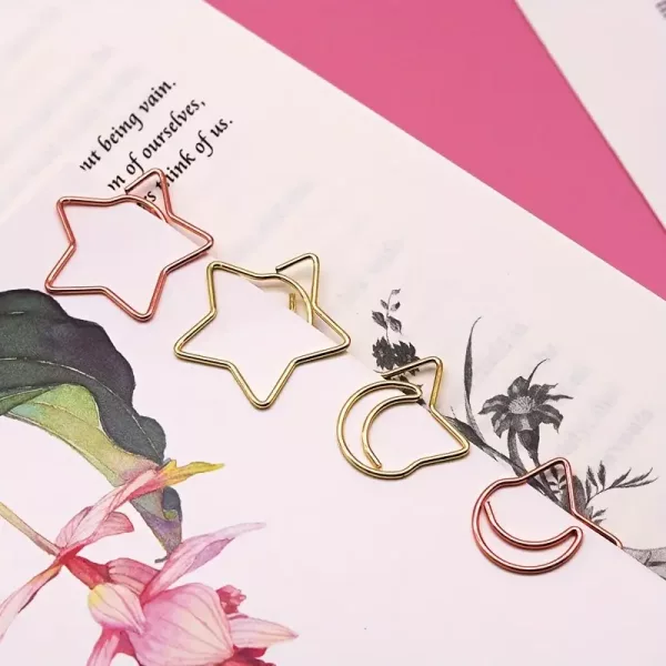 Image Paper Clip Star Moon