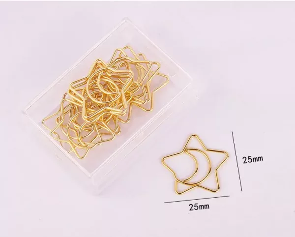 Image Paper Clip Star Moon