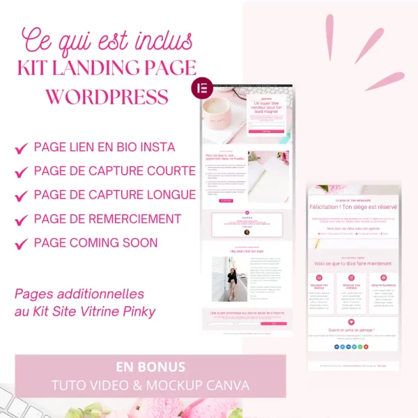 Kit Landing Pages Venusian Pinky – Image 3