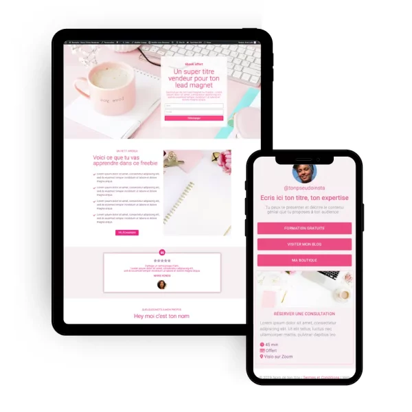 Kit Landing Pages Venusian Pinky – Image 6