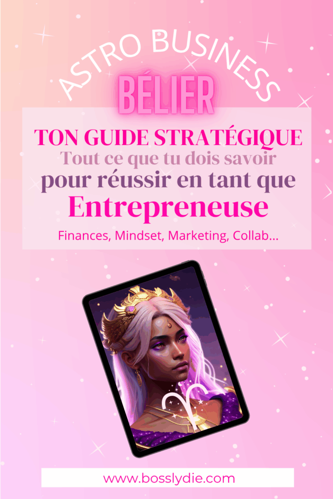 Vignette Pinterest Le signe du Bélier en Astro Business 2