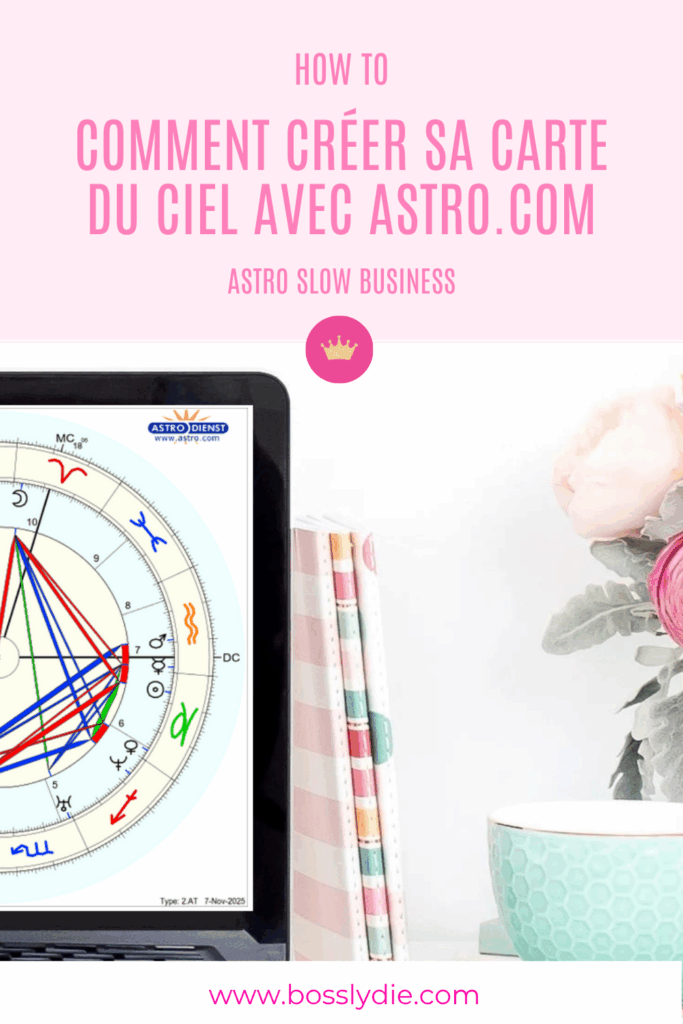 Pin Comment créer ta Carte du Ciel avec Astro.com 2
