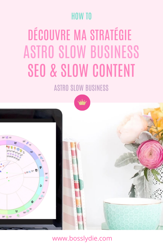 Pin Ma Stratégie Astro Slow Business phase 1 2